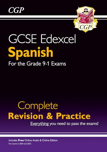GCSE Spanish Edexcel Complete Revision & Practice: inc Online Edn & Audio (For exams in 2024 & 2025) (CGP Edexcel GCSE Spanish) von Coordination Group Publications Ltd (CGP)